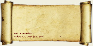 Gala Jačović vizit kartica